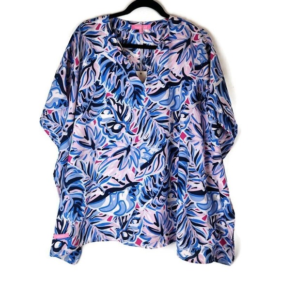 Simply Southern Tops - Simply Southern Blouse Swim Cover Up XL NEW